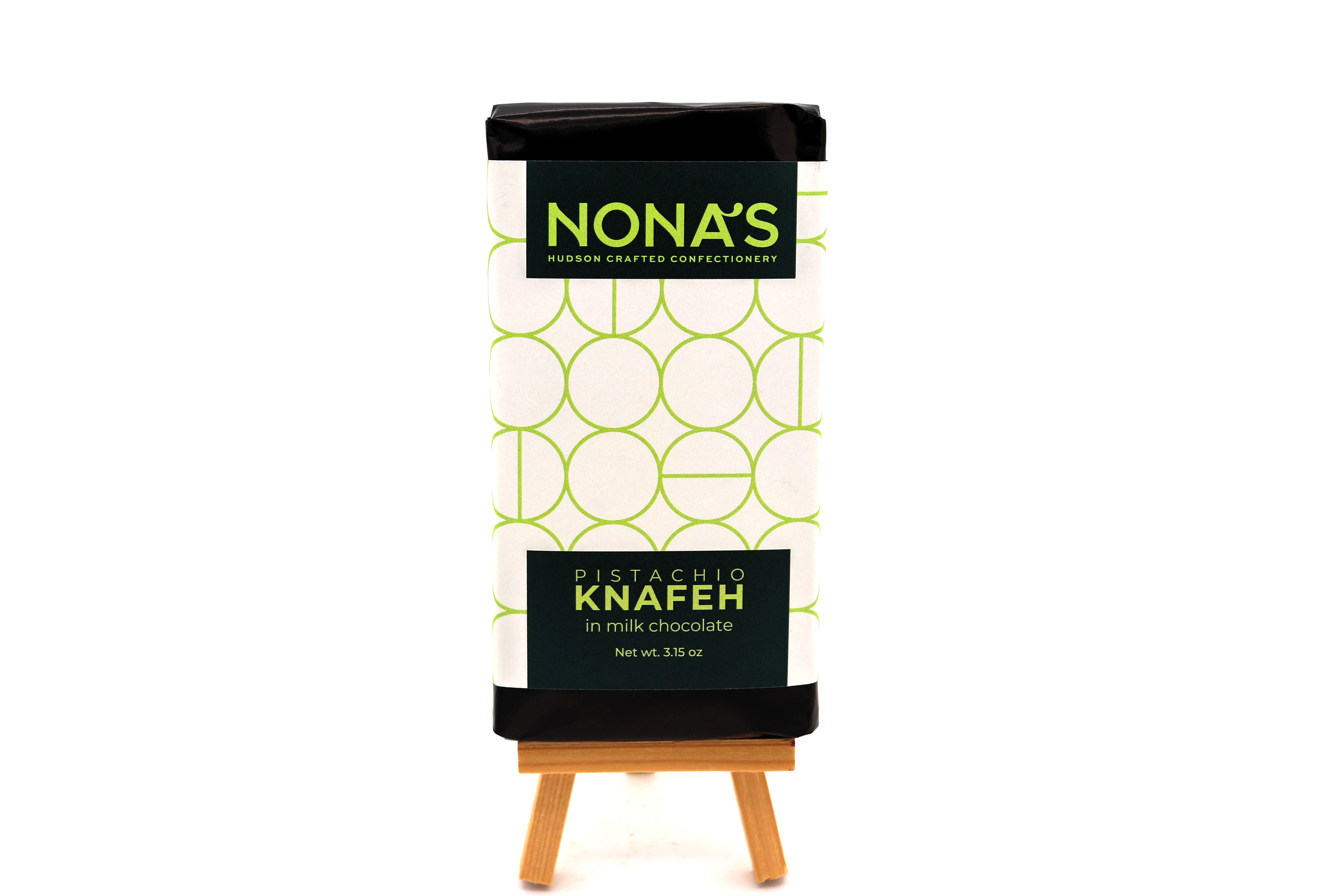 Pistachio Knafeh Bar – Nona's Hudson Crafted Confectionery